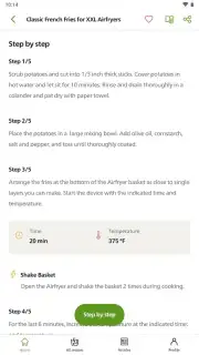 Kitchen+ Airfryer recipes captura 12
