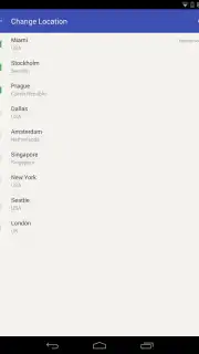 Rocket VPN captura 4