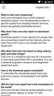 FAST Speed Test captura 3