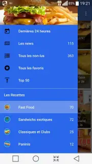 Recettes Sandwichs captura 4
