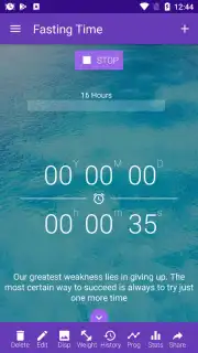 Fasting Time captura 2