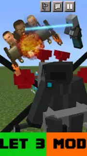 SKIBIDI TOILET 3 for Minecraft captura 1