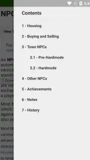 Terraria Wiki captura 1