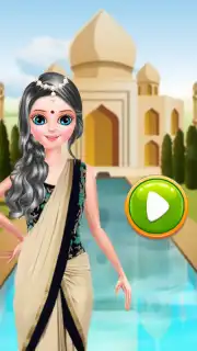 Indian Gopi Doll Makeover- Indian Bridal Fashion captura 2