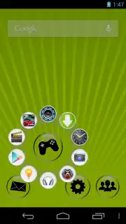 CircleLauncher light captura 7