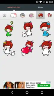 Emoji Stickers for chat Apps captura 3