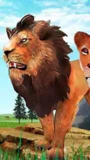 Lion Simulator Animal Games 3d captura 3
