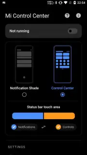 Mi Control Center captura 2