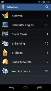 aWallet Password Manager captura 3