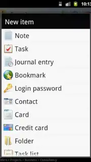 B-Folders Password Manager captura 1