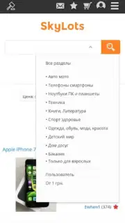 SkyLots: аукцион и маркетплейс captura 2