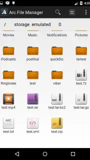 Arc File Manager captura 8