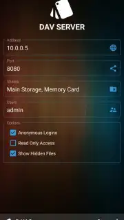 WebDav Server captura 4