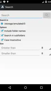Arc File Manager captura 7