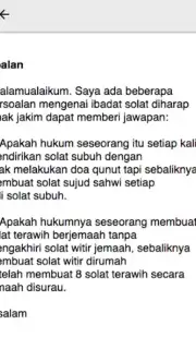 Cara Solat Subuh Dan Persoalannya captura 1