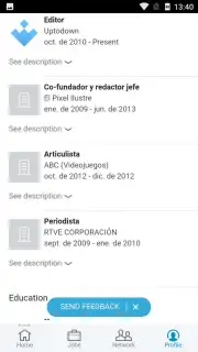 LinkedIn Lite captura 2