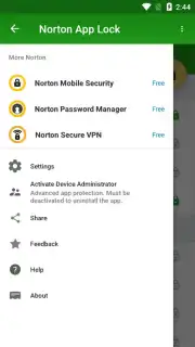 Norton App Lock captura 3