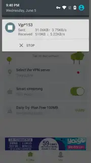 SGreen VPN captura 7