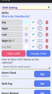 Shift Schedule captura 3
