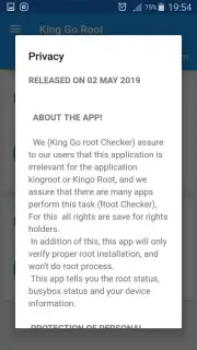King Go Root Checker captura 1