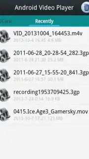 Android Video Player captura 2