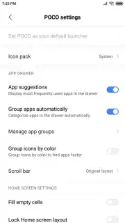 POCO Launcher captura 10