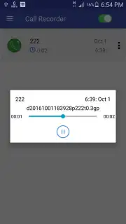 Call Recorder Pro Automatic captura 2