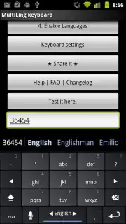 MultiLing Keyboard captura 6