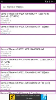 Laura Android's Best Torrent Search captura 1