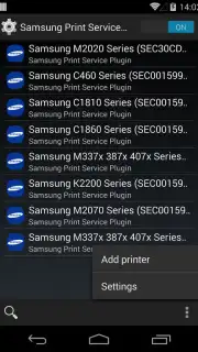 Samsung Print Service Plugin captura 6