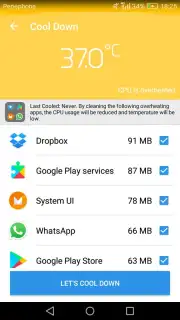 Cooling cleaner pro captura 6
