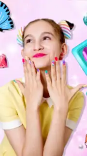 Nail Salon Game Girls Nail art captura 3