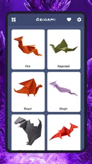 Origami dragons captura 3