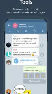 iMe Messenger & Crypto Wallet captura 5