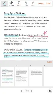 Samsung Write on PDF captura 2
