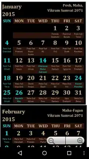Gujarati Calendar 2014 captura 2