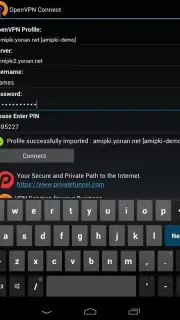 OpenVPN Connect captura 3