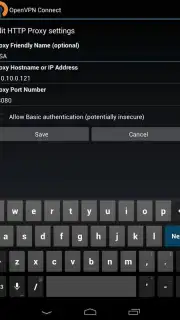 OpenVPN Connect captura 2