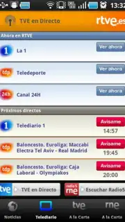 RTVE Noticias y Directos captura 2