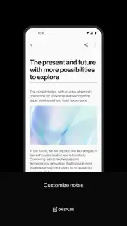 OnePlus Notes captura 1