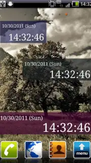 Seconds Clock Widget captura 4