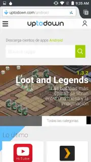 Orfox: Tor Browser captura 1