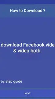 Video Downloader for Facebook & Instagram captura 1