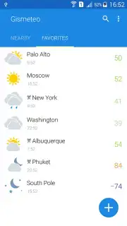 Gismeteo captura 1