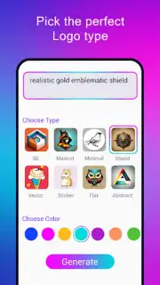 AI Logo maker, Logo generator captura 4