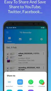 TG Recorder - Screen Recording captura 2