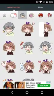 Emoji Stickers for chat Apps captura 5