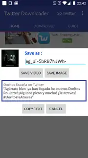 Video Downloader for Twitter captura 3