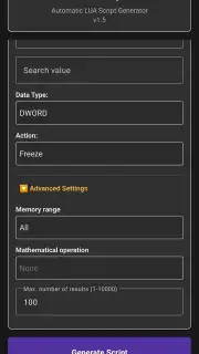 GG Script Generator captura 7