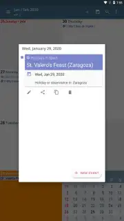 aCalendar captura 4